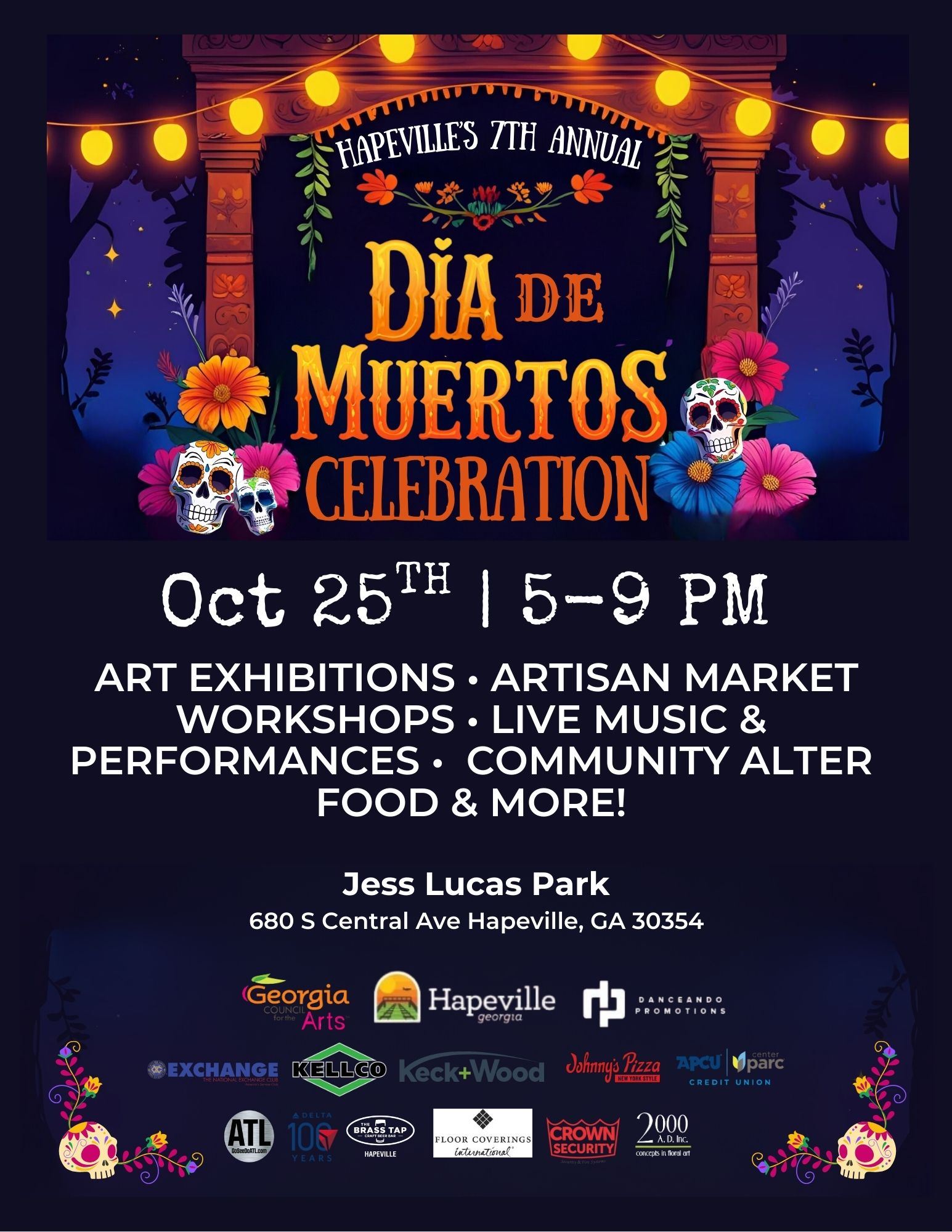 Dia De Muertos 2025 Flyer