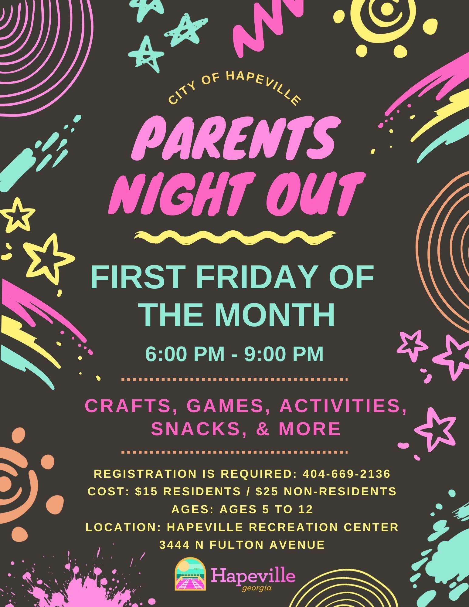 Parents Night Out Every Friday