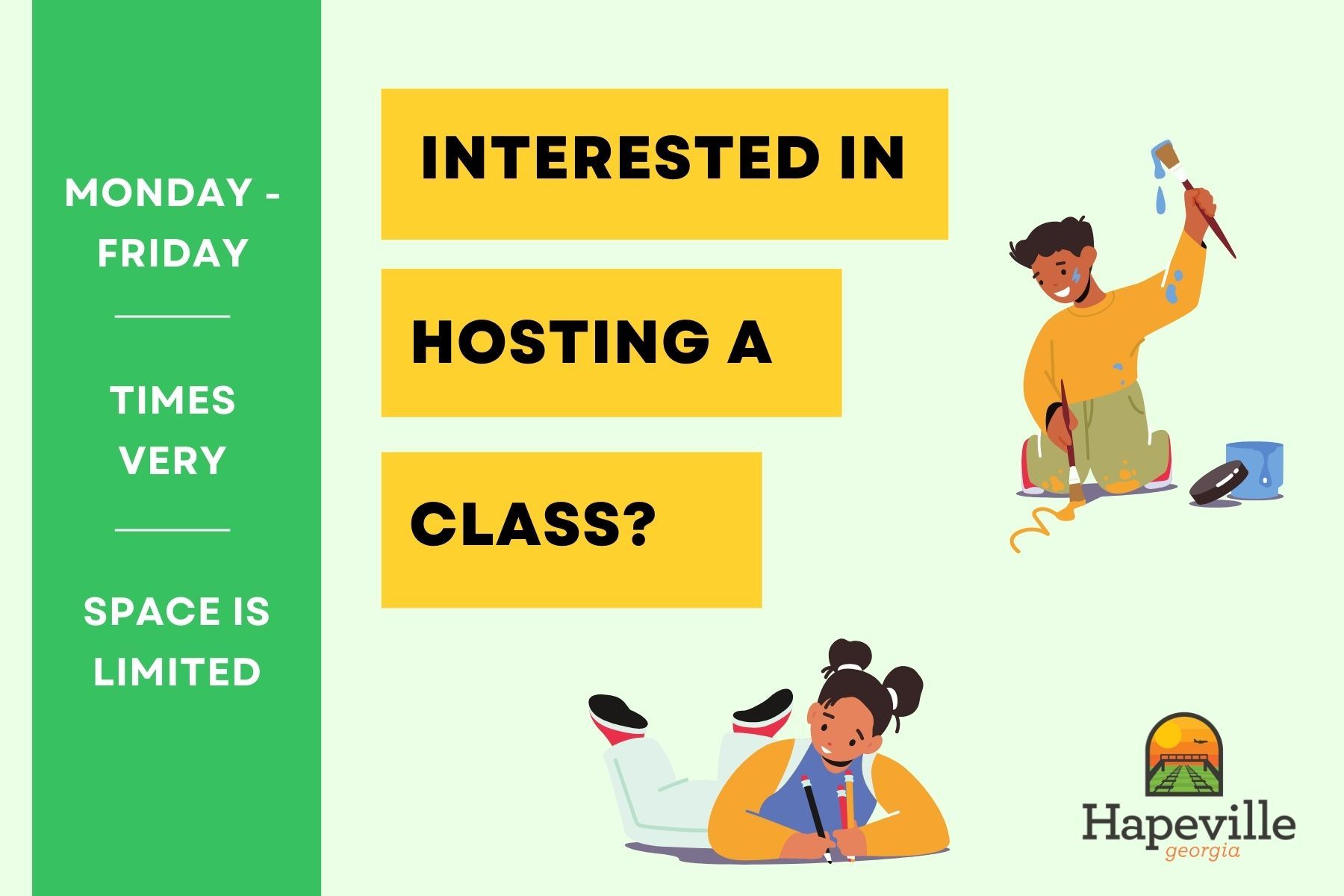 Interested in Hosting a Class