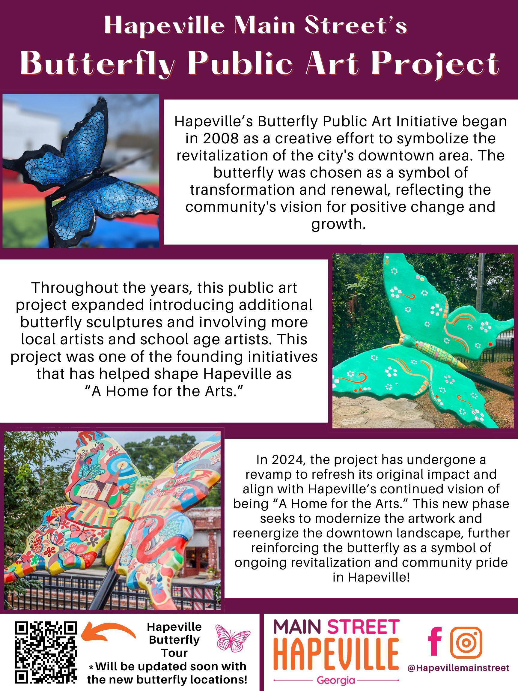 butterfly public art project